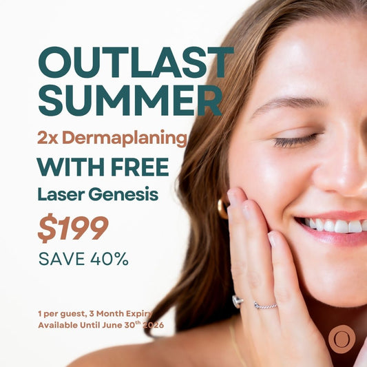 2 pack dermaplaning, free laser genesis
